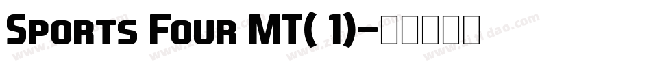 Sports Four MT(1)字体转换